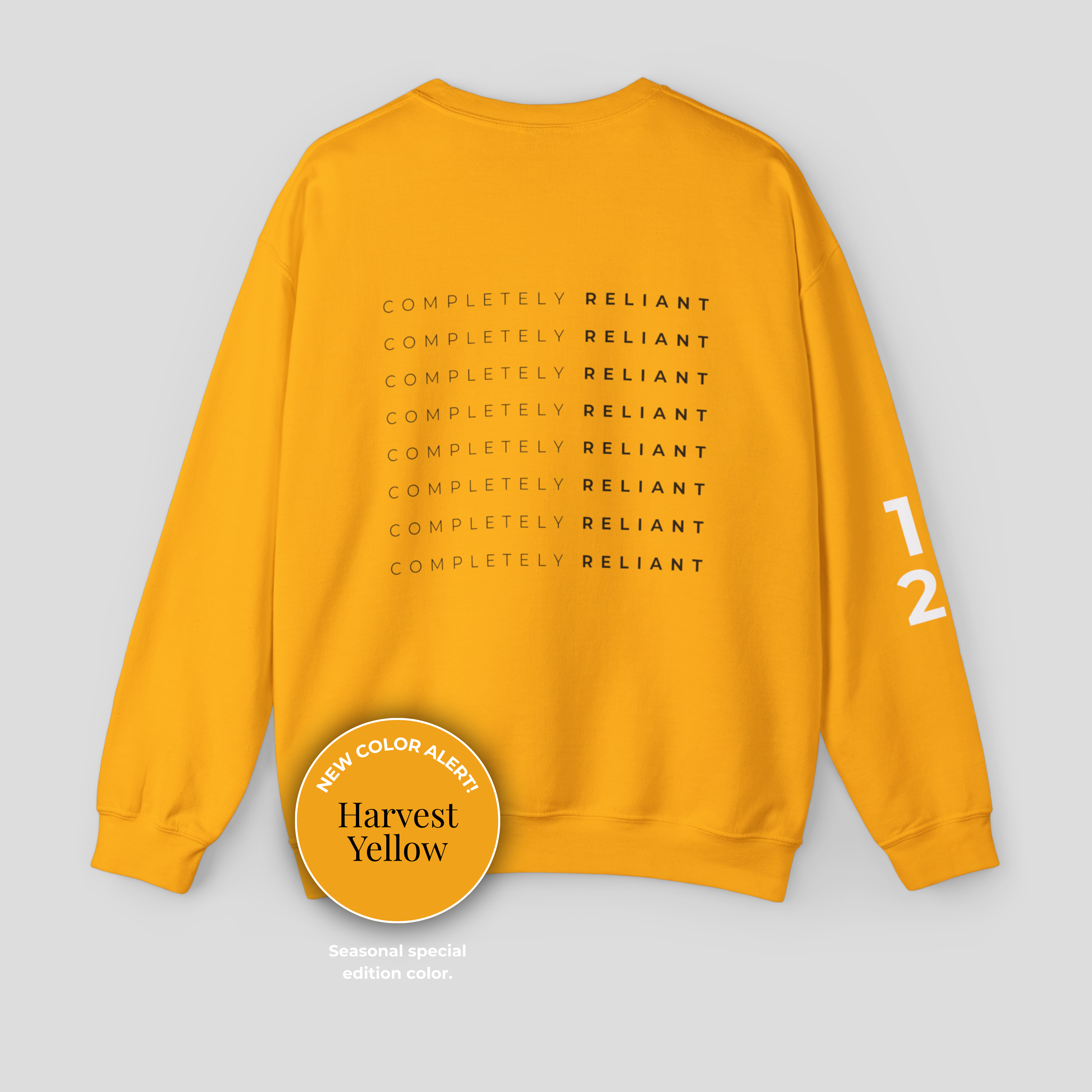Rested Cozy Crewneck - Harvest Yellow