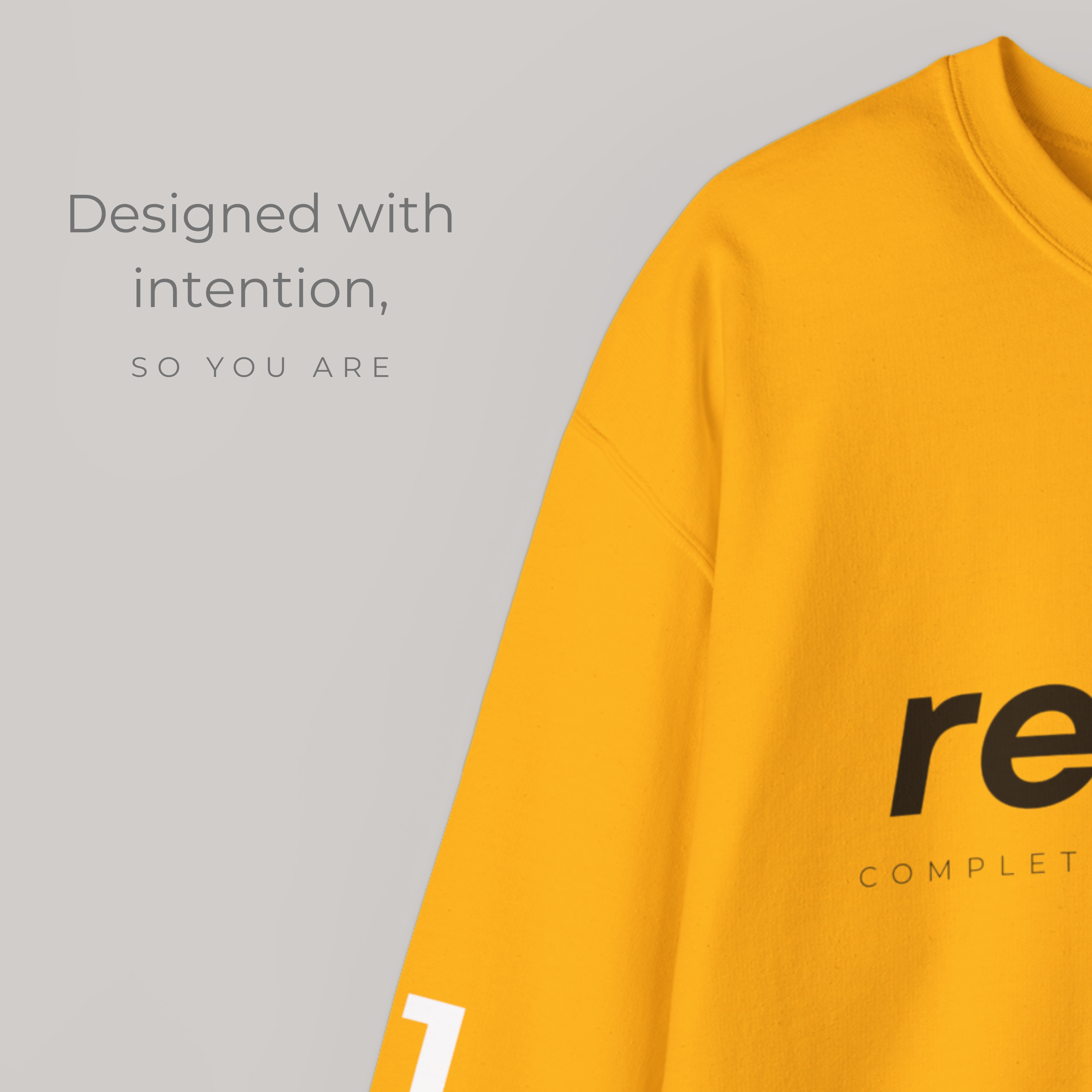 Rested Cozy Crewneck - Harvest Yellow
