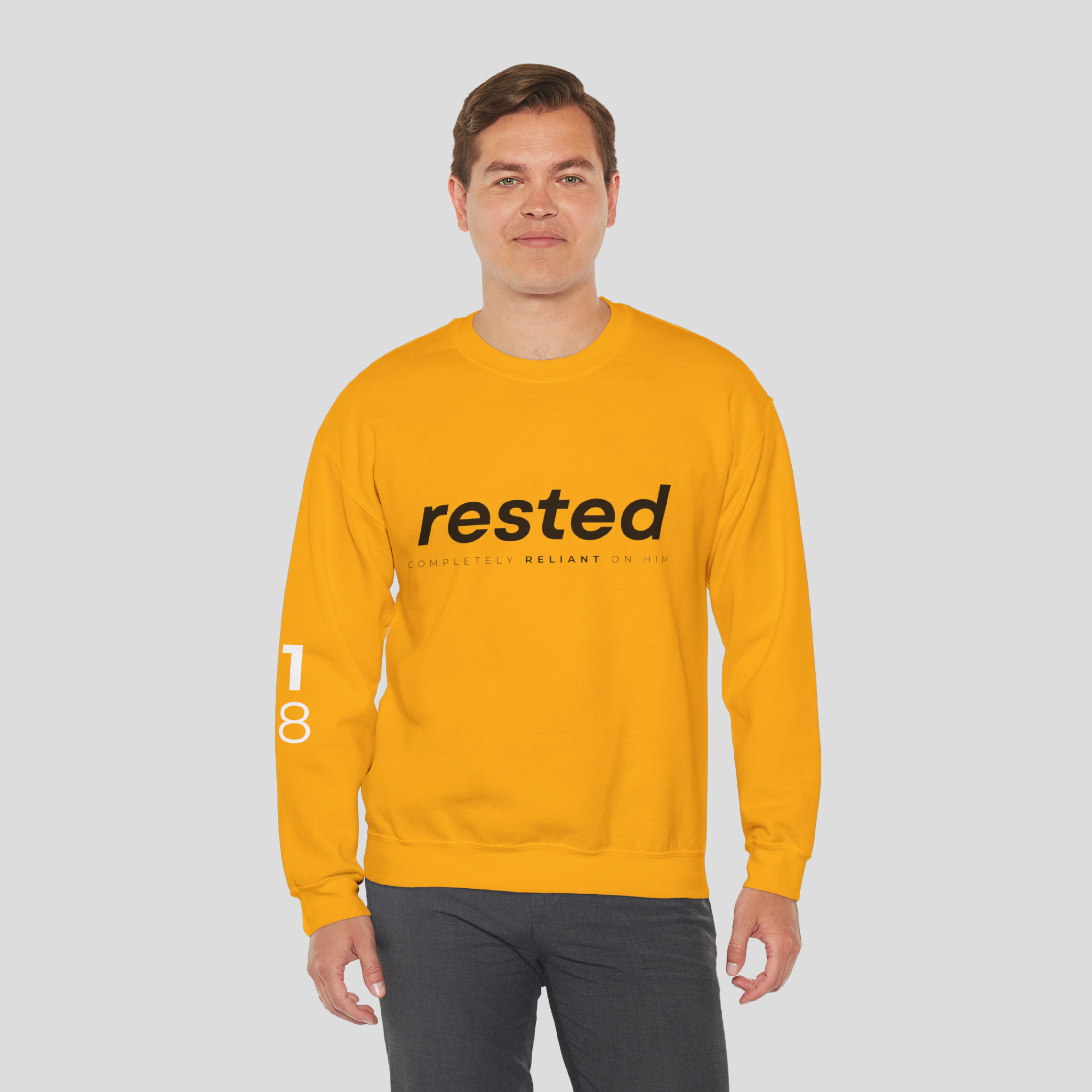Rested Cozy Crewneck - Harvest Yellow