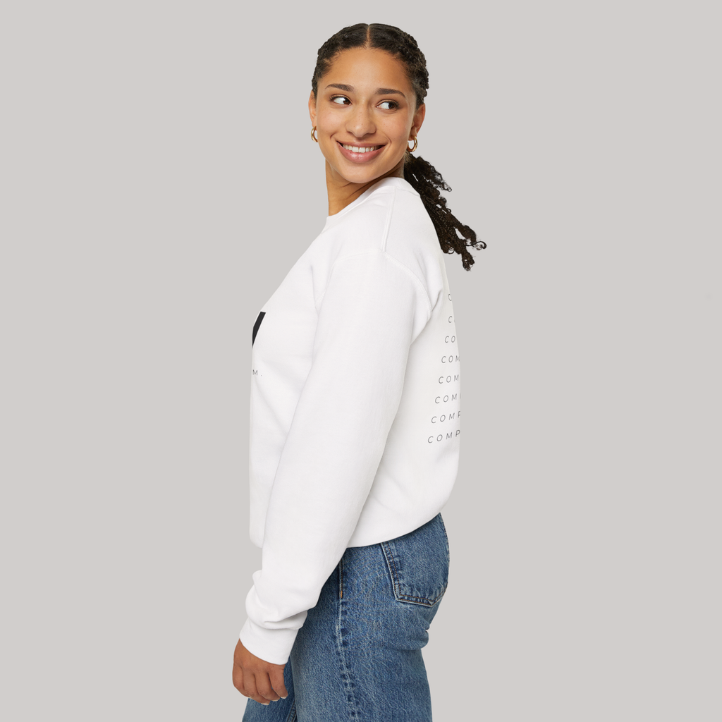 Rested Cozy Crewneck - White