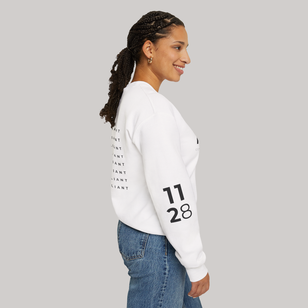 Rested Cozy Crewneck - White