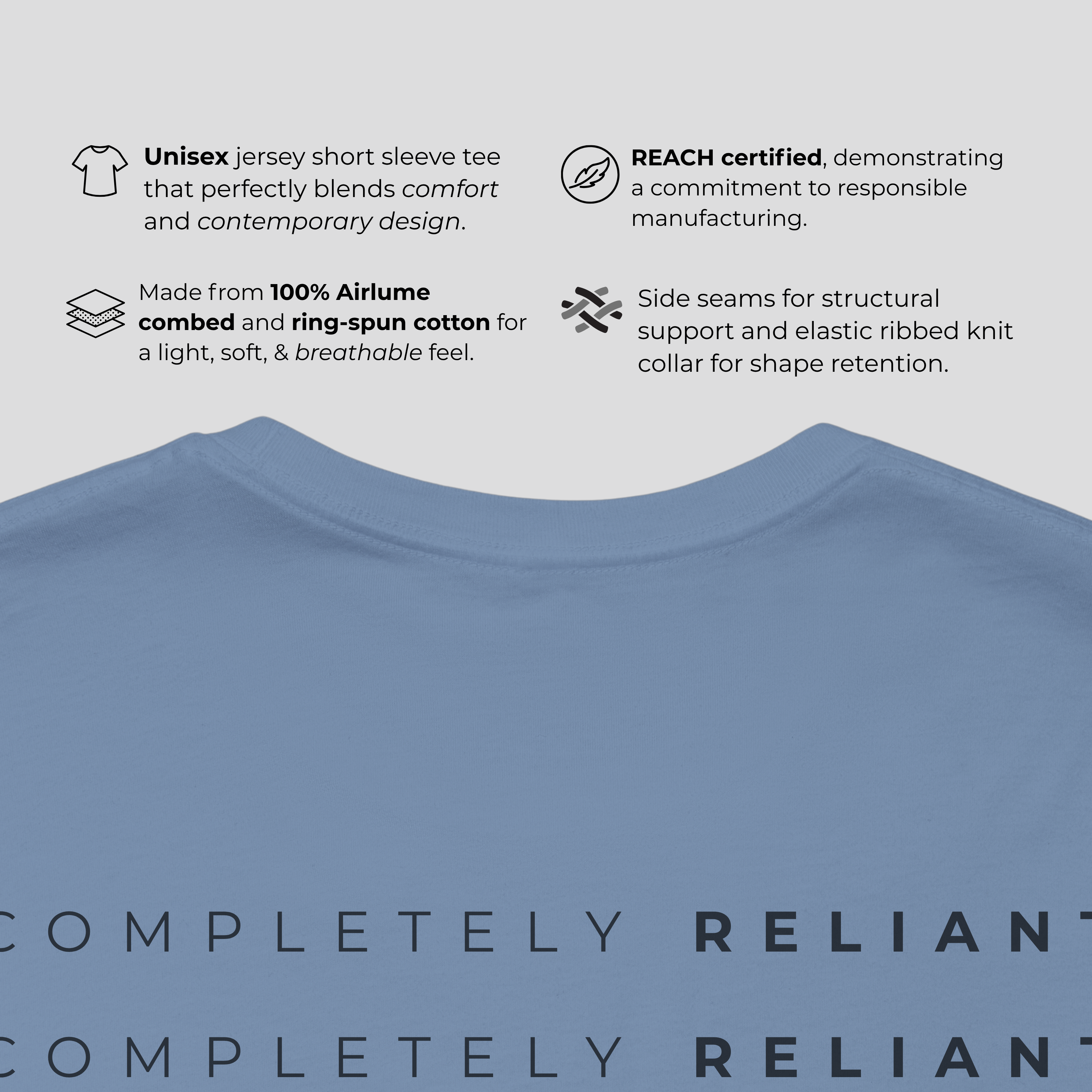 Rested Tee - True Blue